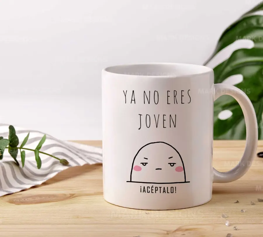 Mug cerámico · Ya No Eres Joven