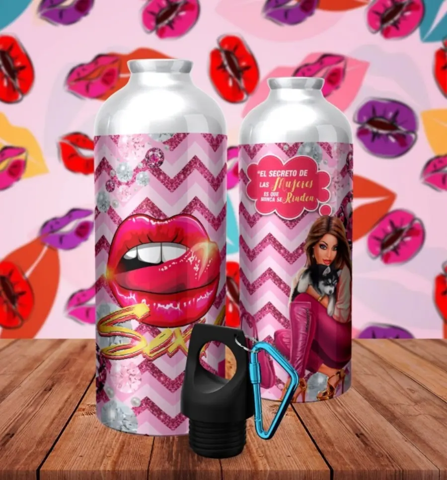 Botella térmica · Stripes Lips